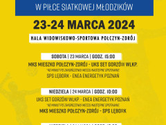 1/8 Mistrzostw Polski w piłce siatkowej młodzików - Połczyn - Zdrój, 23.03.2024r.